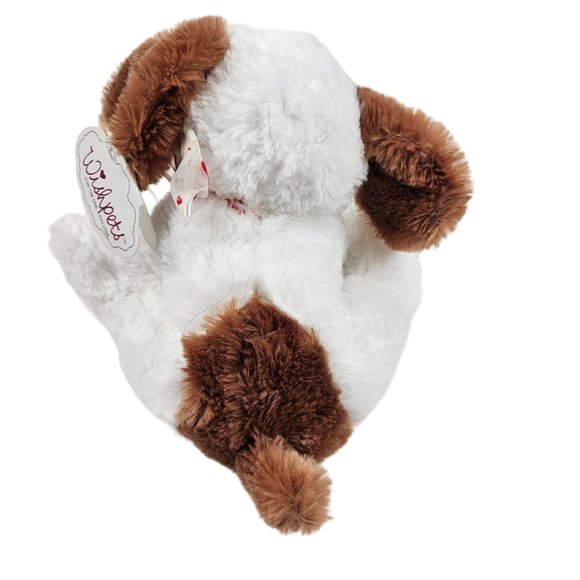 Wishpets Puppy Dog Stuffed Animal Pet Toy Brown White Rolphe 2007 - Picture 4 of 10